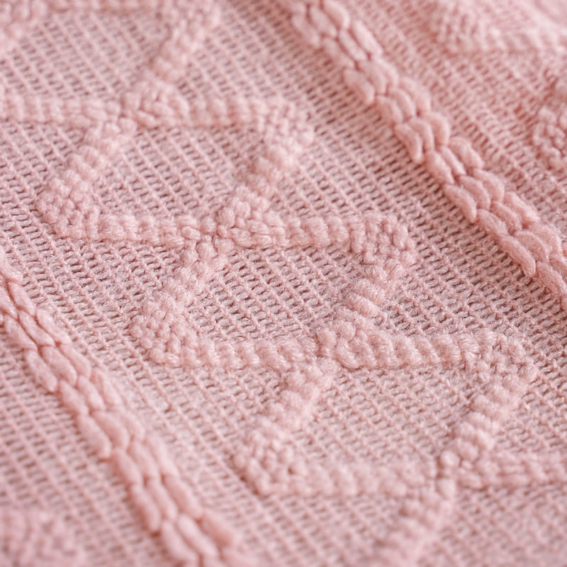 Softcore Blush Pink Throw