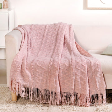 Softcore Blush Pink Throw