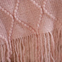 Softgirl Knitted Sofa Throw Pink