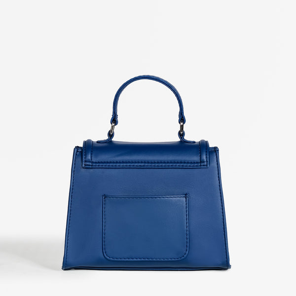 Soi Blue Handbag With Top Handle