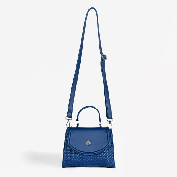 Soi Blue Handbag With Top Handle