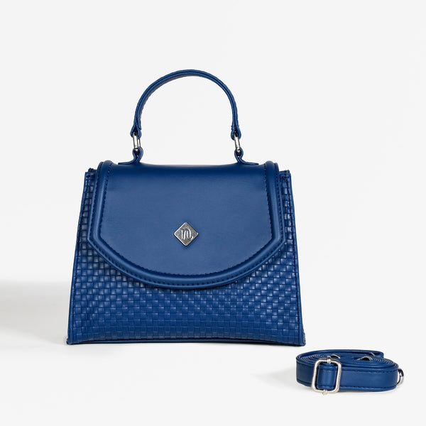 Soi Blue Handbag With Top Handle