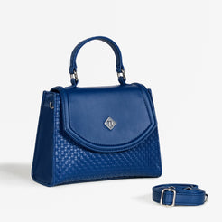 Soi Blue Handbag With Top Handle