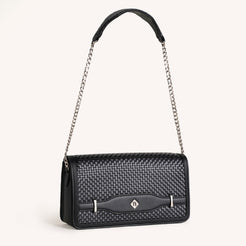 Soi Tresse Black Sling Bag For Women