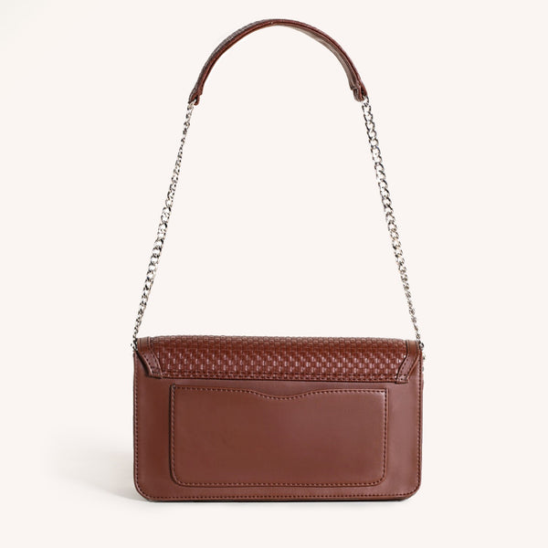 Soi Tresse Brown Sling Bag For Women