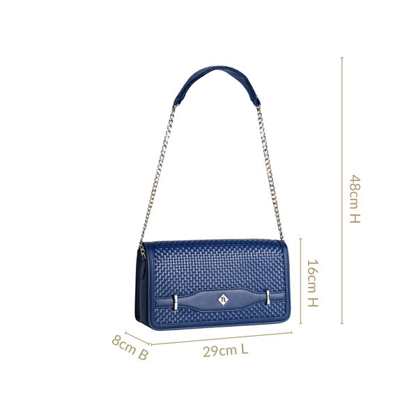 Soi Tresse Sling Purse Blue