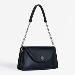 Soi Lisse Black Shoulder Bag