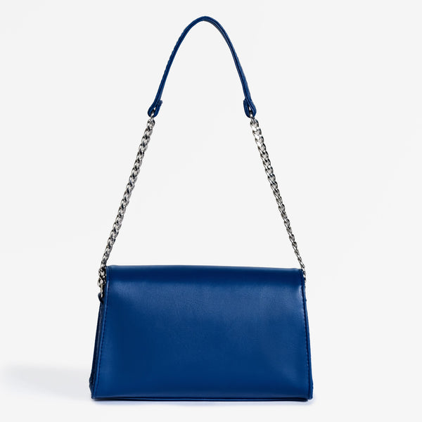 Soi Lisse Blue Shoulder Bag