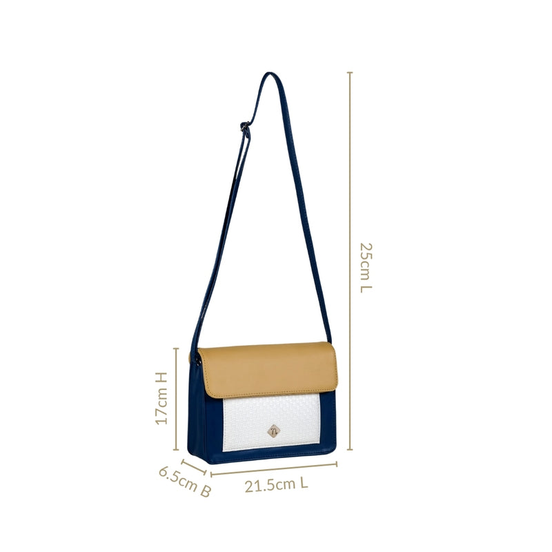 Soi Tresse Blue Magic Shoulder Bag