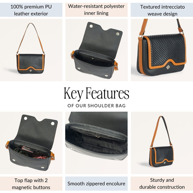 Soi Tresse So Chic Shoulder Bag