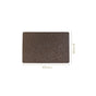 Songket Pattern Brown Dinner Table Mat Set Of 6
