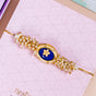 Soulful Blue Rakhi Set for Brothers and Sisters