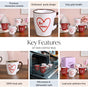 Soulmate Love Quotes Ceramic Mug Set Of 4