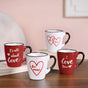 Soulmate Love Quotes Ceramic Mug Set Of 4