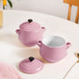 Ceramic Amara Soup Bowl Set Of 2 Pink 450ml