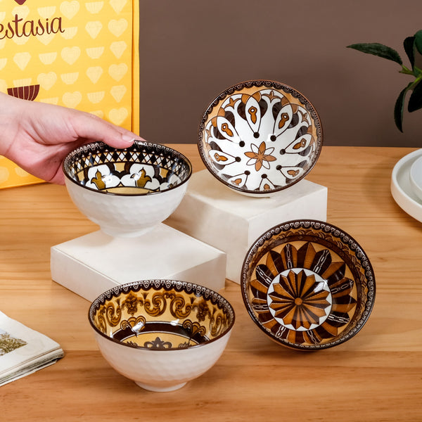 Ceramic Calida Soup Bowl Set Of 4 350ml