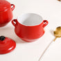 Amara Ceramic Soup Bowl Set Of 2 Red 450ml