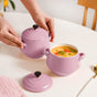 Ceramic Amara Soup Bowl Set Of 2 Pink 450ml