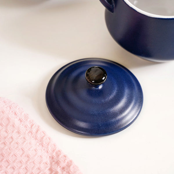 Set Of 2 Amara Ceramic Ramen Bowl Navy 450ml