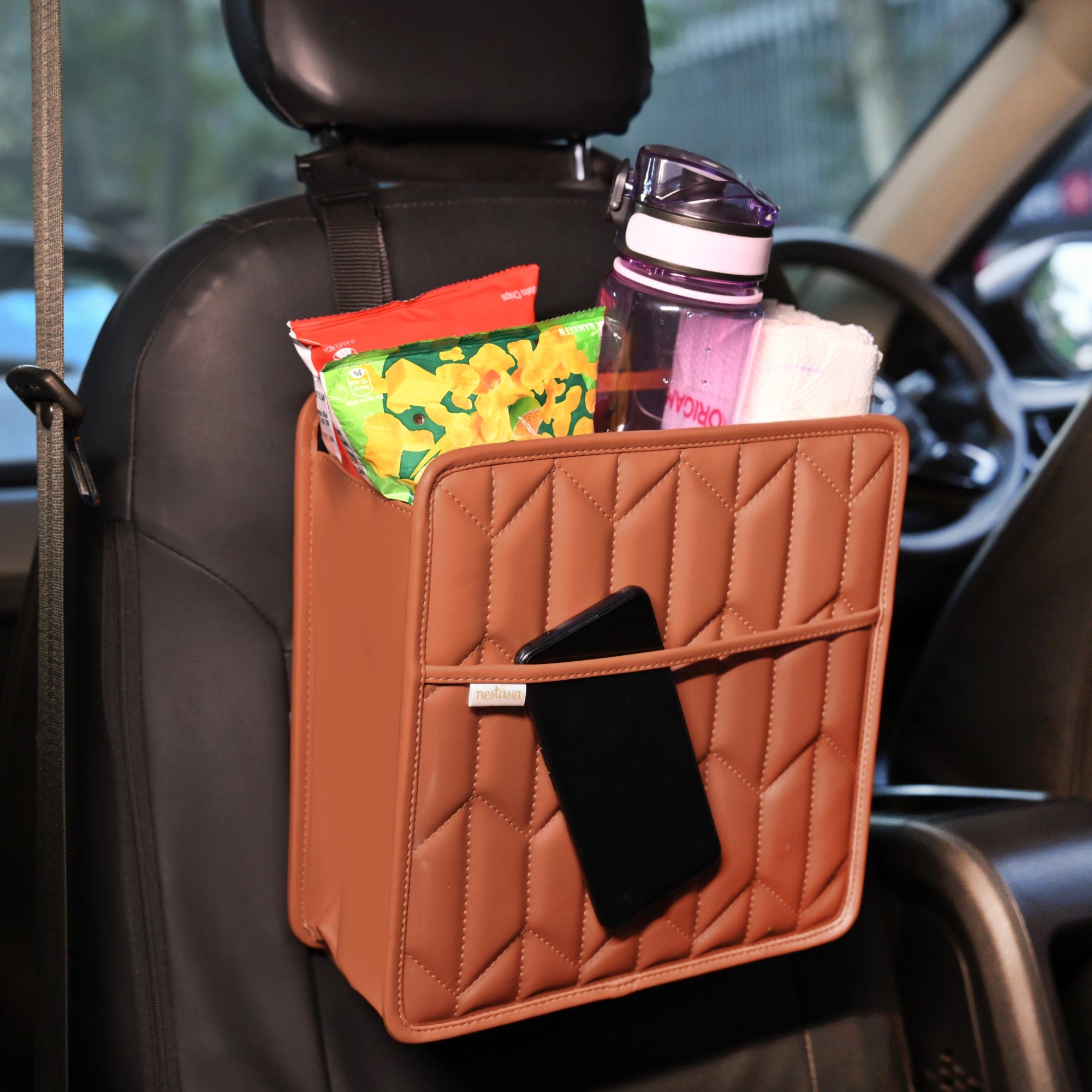 Spacious Car Backseat Organiser With Quilted Design Online - Premium ...