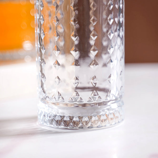 Diamond Design Highball Glass Set Of 6 490ml