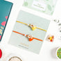 Special Festive Rakhi Gift Hamper Set Of 4 With Box And Card