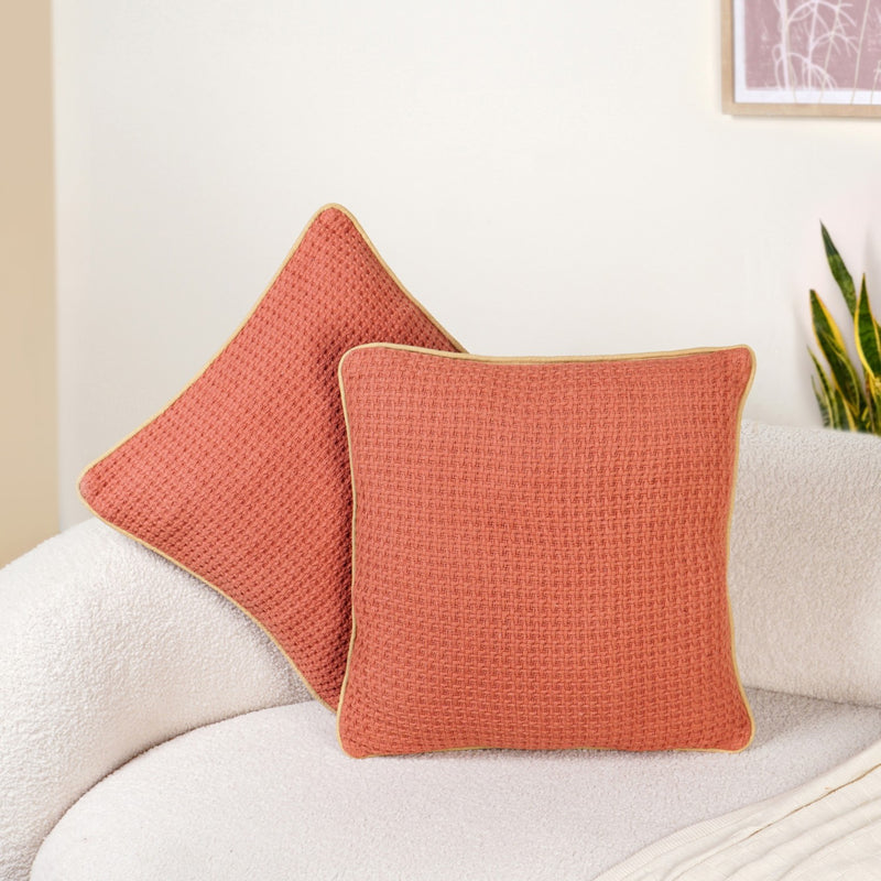 Spicy Orchid Cushion Covers Pair