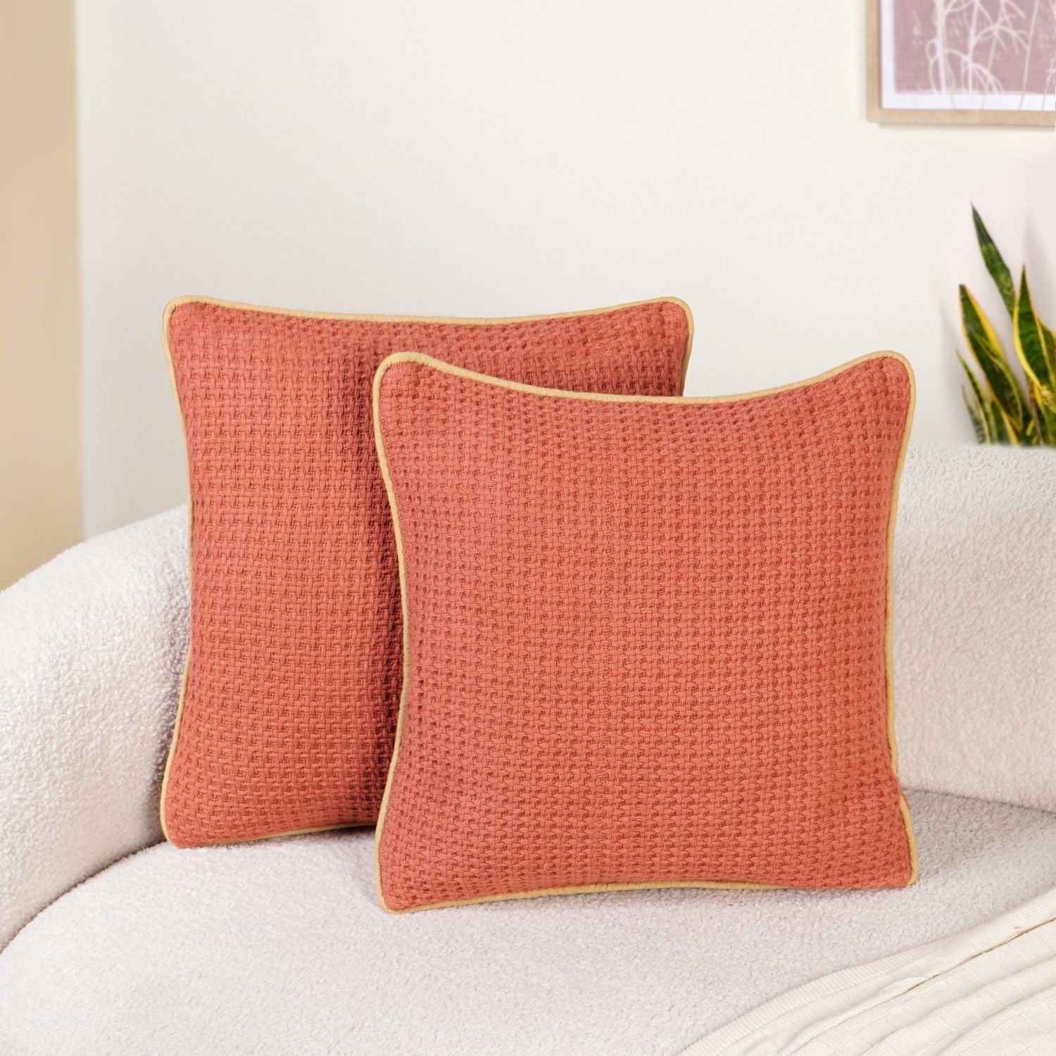 Spicy Orchid Cushion Covers Set Of 2