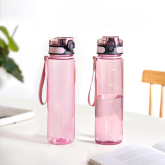 Spillproof Lightweight Gym Water Bottle Set Of 2 