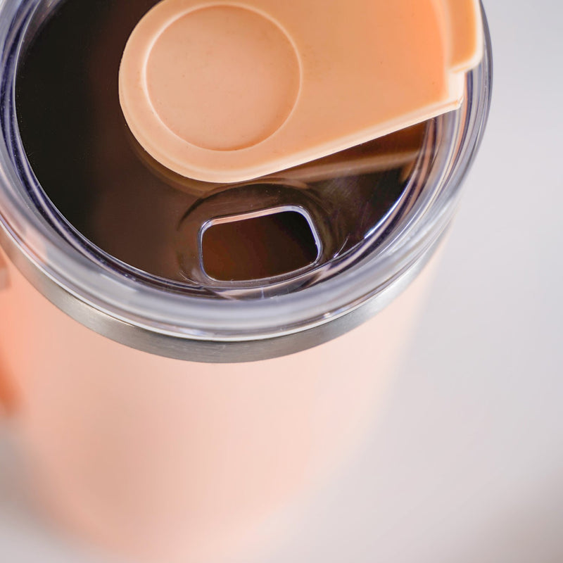 Peachy Spillproof Stainless Steel Water Bottle With Straw