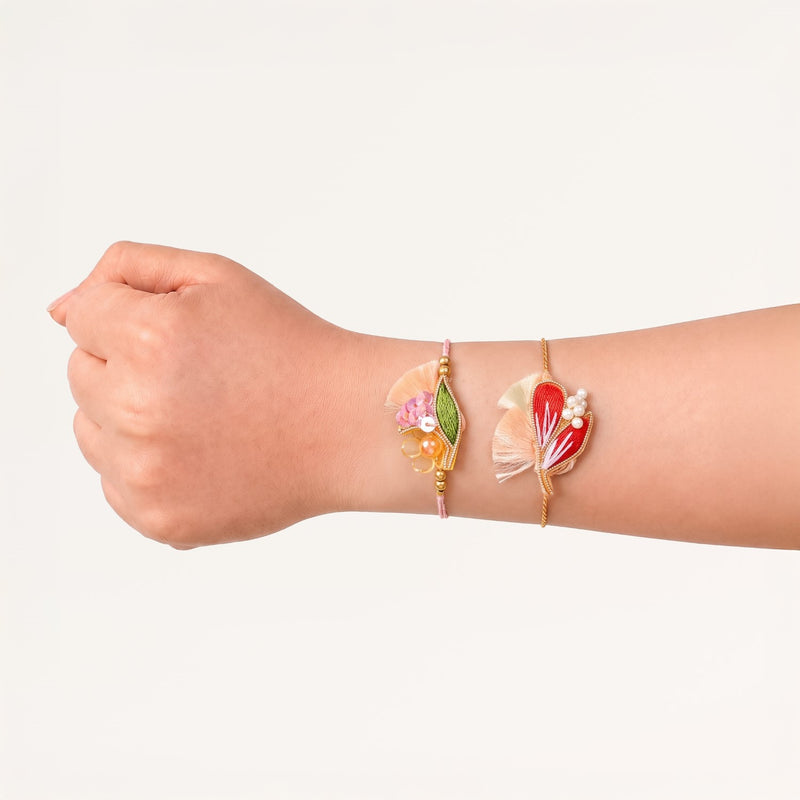 Spring Garden Rakhi Duo Gift Set