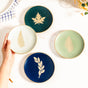 Spring Leaf Small Plates Set Of 4 15cm