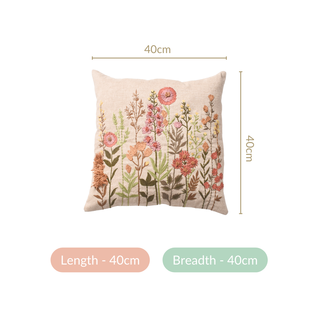 Springtime Cushion Cover 16x16 Inch Online Premium Cushion Cover