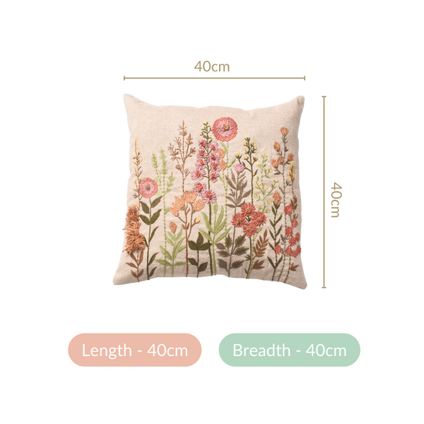 Springtime Cushion Cover 16x16 Inch