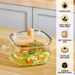 Square Borosilicate Cooking Pot 2200ml