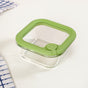 Stackable Green Ombre Food Storage Container With Air Vent Lid Set Of 3 350ml 520ml 800ml