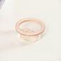Stackable Nude Ombre Round Food Storage Container With Air Vent Lid Set Of 3 400ml 620ml 950ml