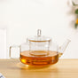 Stackable Flame Safe Glass Tea Pot With Infuser And Kettle Set Of 2