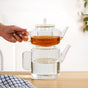 Stackable Flame Safe Glass Tea Pot With Infuser And Kettle Set Of 2