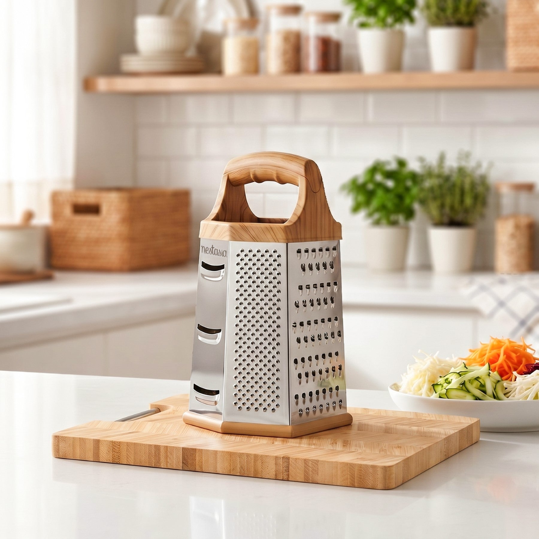 Stainless Steel 6 Sided Grater