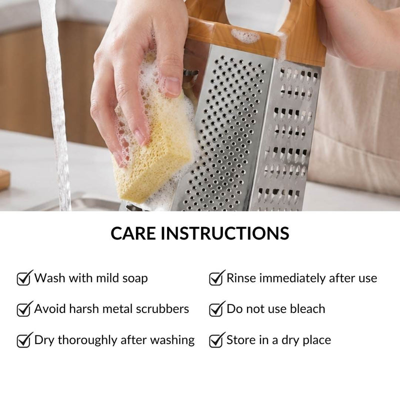 Stainless Steel 6 Sided Grater