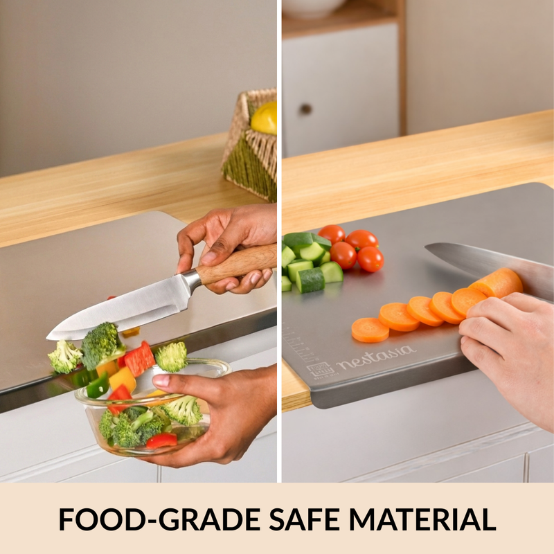 Stainless Steel Counter Top Chopping Board