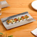 Stainless Steel Rectangular Hammered Serving Platter