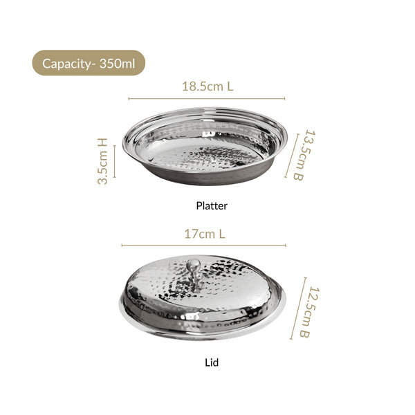 Stainless Steel Retro Serveware For Curries 350ml