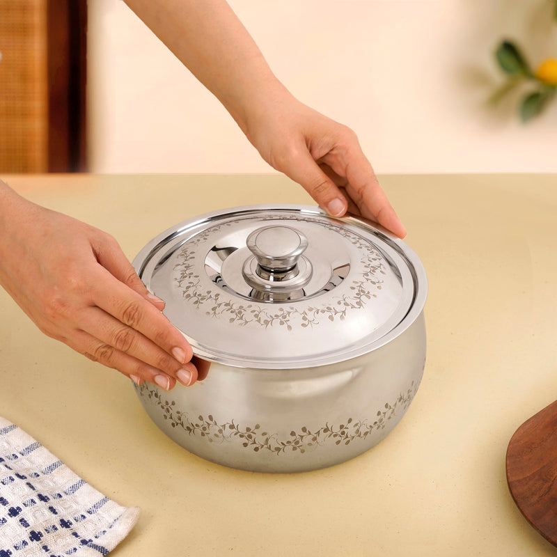 Insulated Stainless Steel Roti Casserole 1500ml