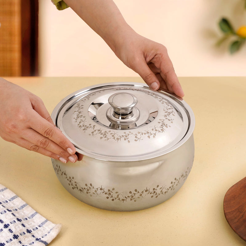 Stainless Steel Double Walled Curry Serving Casserole 3000ml