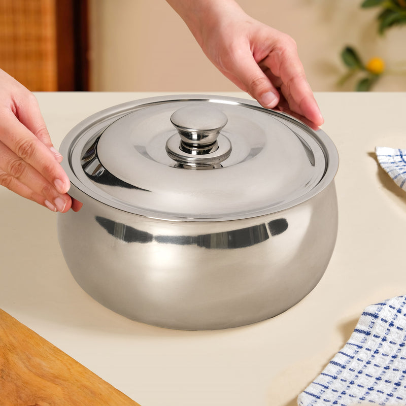Stainless Steel Rice And Roti Casserole 3000ml