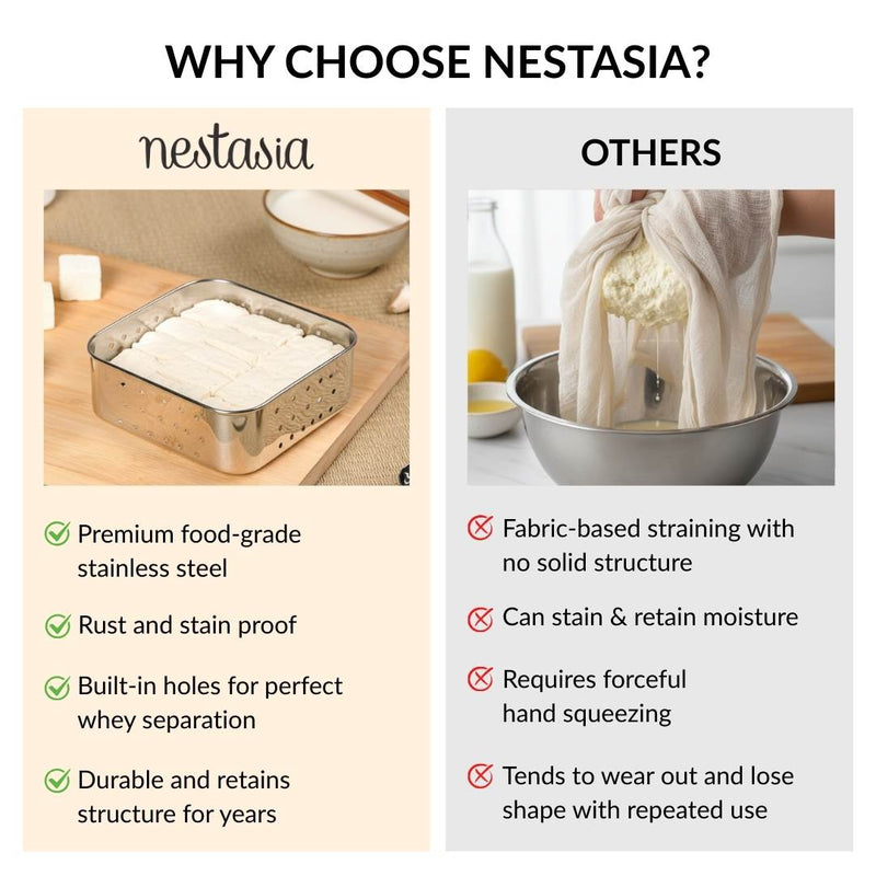 Stainless Steel Paneer Maker Mould Press 550ml