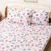 Starry Meadow Pastel Queen Size Cotton Bedding Set 254x229cm