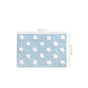 Stars Cotton Anti Slip Floor Mat For Kids Room 62x42cm